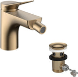 Hansgrohe Vivenis Einhebel-Bidetmischer mit Zugstangen-Ablaufgarnitur, Chrom – 7,5 l/min