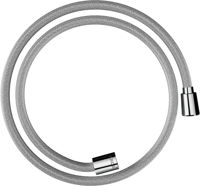 AXOR ShowerSolutions Textilbrauseschlauch 125 cm Chrom – recyceltes PET, drehwirbel- und knickgeschützt
