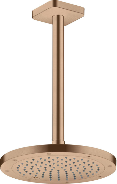 AXOR Kopfbrause 245 1jet EcoSmart Chrom – 245 mm Rain Strahl für Wand- und Deckenmontage