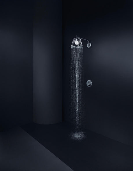 AXOR LampShower Nendo Kopfbrause 275 mm Chrom mit LED-Beleuchtung und Brausearm