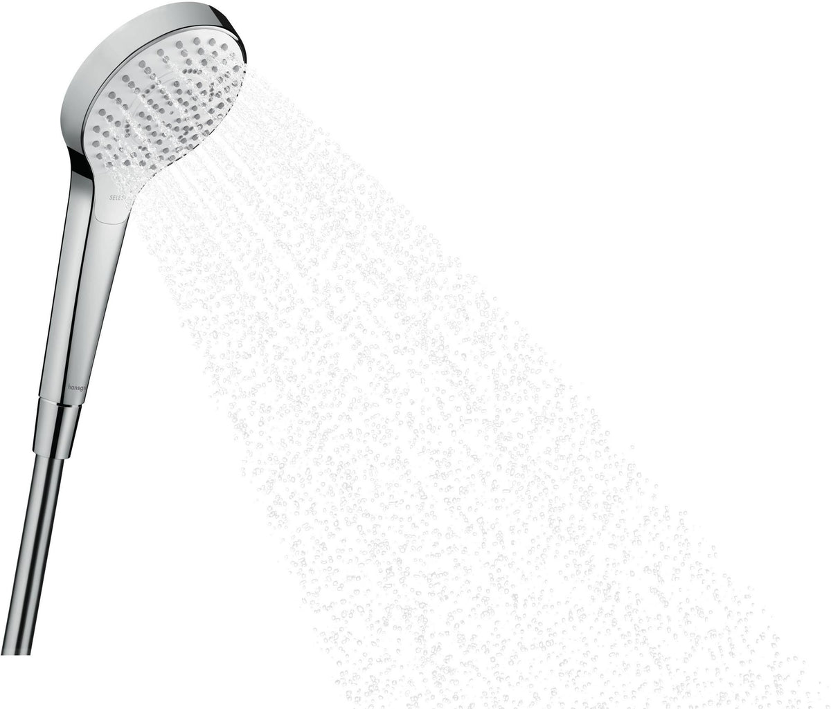 HANSGROHE Croma Select S Multi Handbrause 110 mm mit 3 Strahlarten weiß/chrom