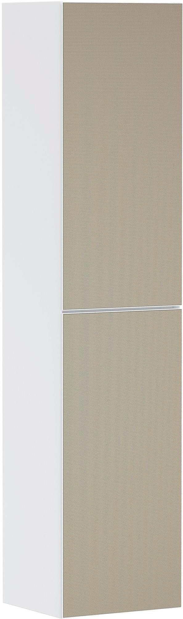 HANSGROHE Hochschrank Xevolos E 1160 mm mit PushOpen, Eiche dunkel/Weiß, grifflos