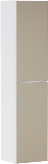 HANSGROHE Hochschrank Xevolos E 1160 mm mit PushOpen, Eiche dunkel/Weiß, grifflos