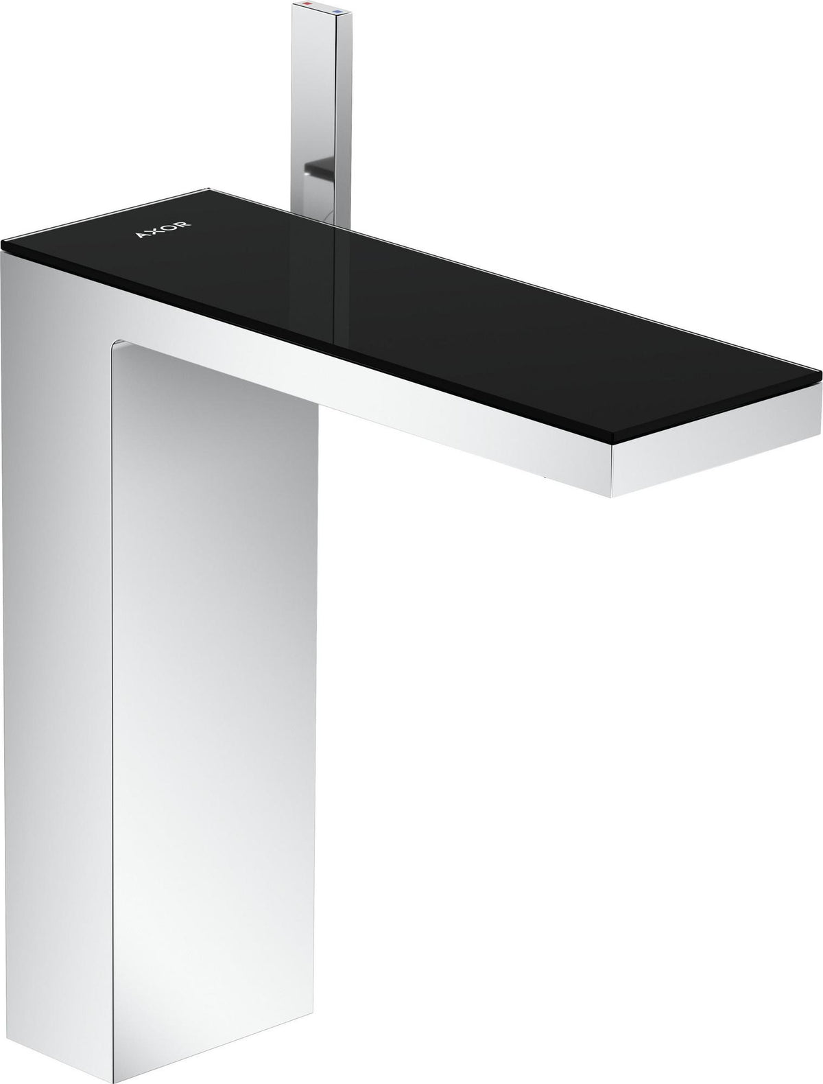 AXOR MyEdition Waschtischmischer 230 mit Push-Open Ablaufgarnitur, chrom, Sicherheitsglas