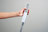 HANSGROHE Stabhandbrause Pulsify E 1jet Chrom – PowderRain Strahlart & QuickClean