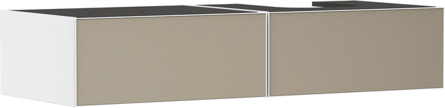HANSGROHE Xevolos E Waschtischunterschrank 1370 mm, 2 Schubkästen, grifflos, mattweiß
