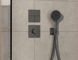 HANSGROHE ShowerSelect Comfort E Absperrventil UP Chrom für 3 Verbraucher