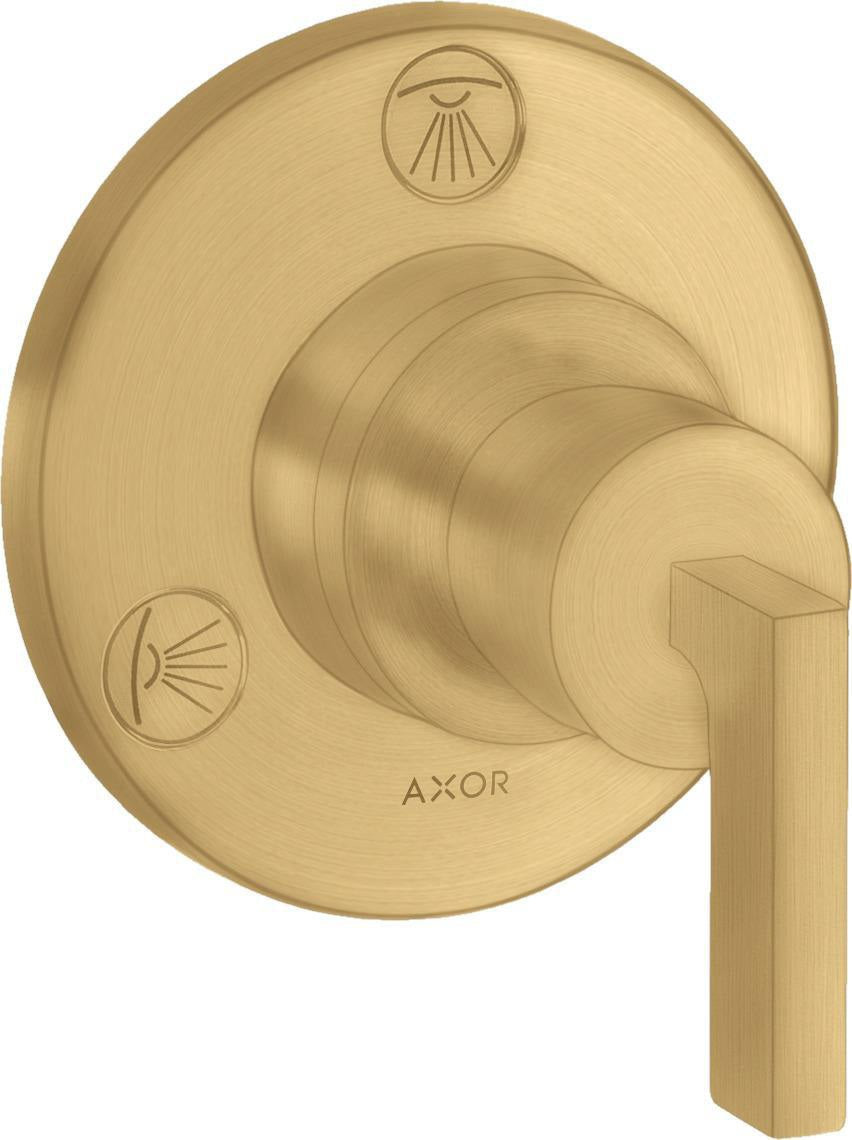 AXOR Citterio Ab-/Umstellventil Unterputz mit Hebelgriff, chrom – DN20, Messing
