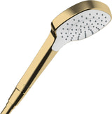 Hansgrohe HG Handbrause CROMA Select E 1jet EcoSmart 9 l/min brushed black – 110 mm Regendusche