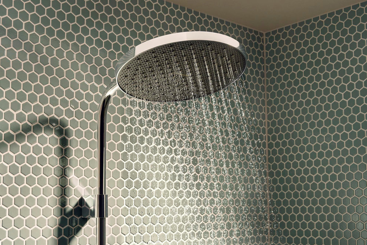 Hansgrohe Activera S Showerpipe 240 1jet EcoSmart mit Ecostat Fine Thermostat, Chrom