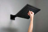 HANSGROHE Brausearm E 390 mm Chrom – Wandmontage mit Rosette