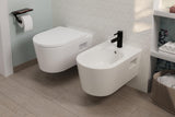 HANSGROHE Zesis S Bidetmischer mattschwarz mit Zugstangen-Ablaufgarnitur