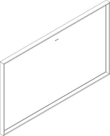 HANSGROHE Spiegel Xarita E mit LED-Beleuchtung und IR-Sensor, mattweiß, 1200 x 700 mm