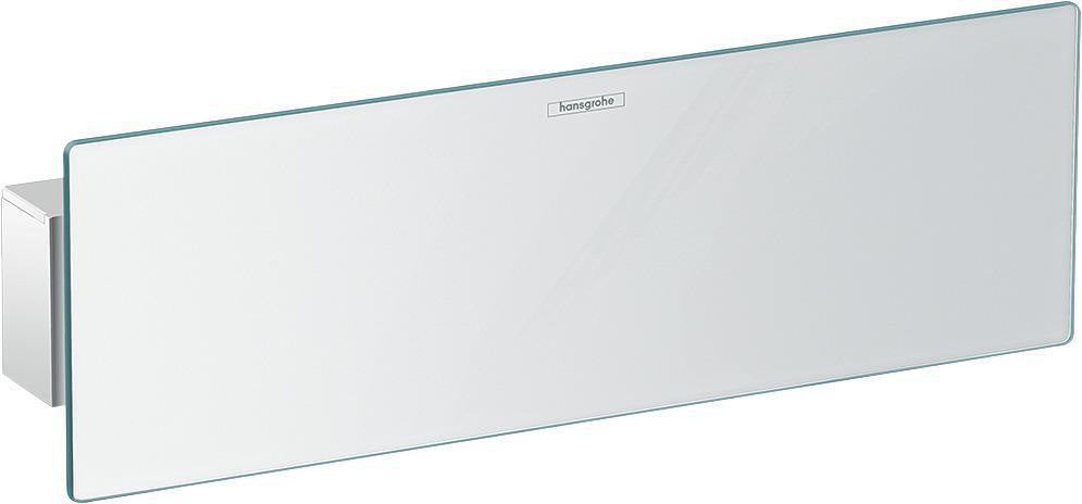 HANSGROHE FixFit Porter 300 Schlauchanschluss mit Brausehalter, weiß/chrom, 300 mm Ablage