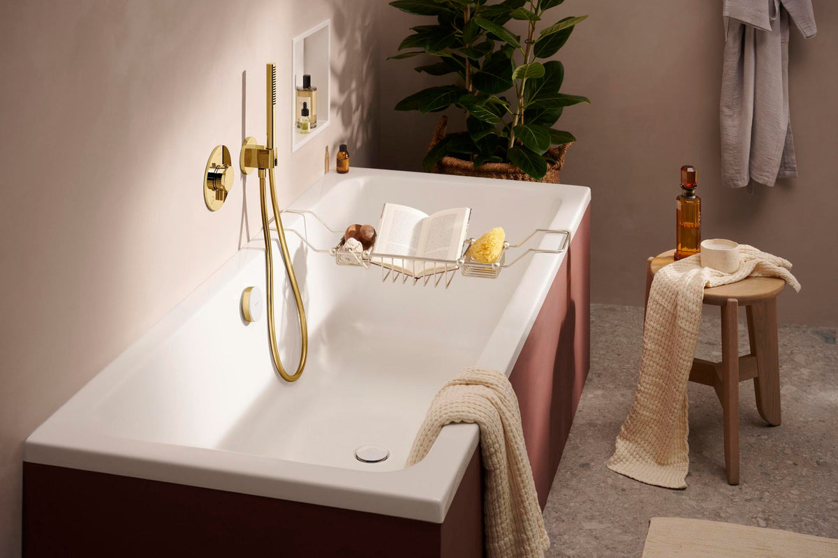 HANSGROHE Ecostat Comfort S Thermostat UP Fertigset für 2 Verbraucher mit Sicherungskombination