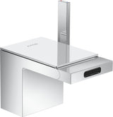 AXOR MYEDITION Einhebel-Bidetmischer ohne Platte polished gold optic mit Push-Open Ablaufgarnitur