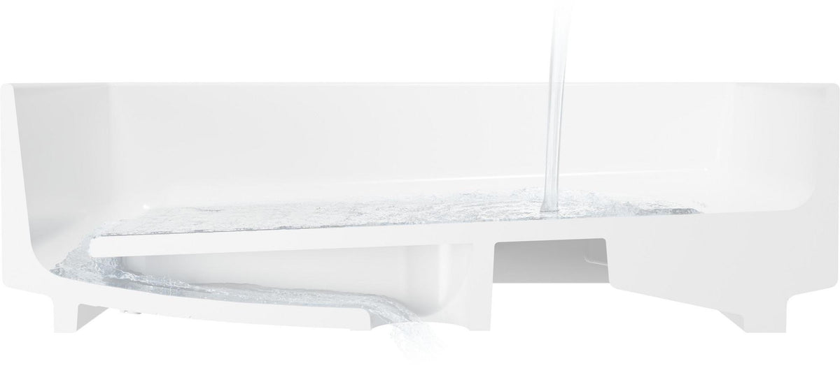 HANSGROHE Aufsatzwaschtisch Xuniva Evo E 400x400mm matt Schwarz ohne Hahnloch