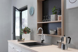 HANSGROHE HG Spültischmischer 220 Schwenkauslauf M421-H220 Chrom – ComfortZone 220, 360° Schwenkbereich