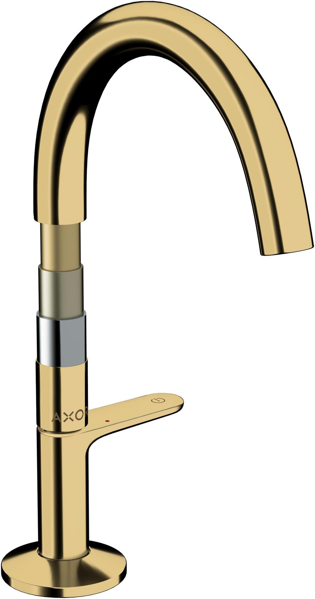 AXOR ONE Select 170 Waschtischmischer mit Push-Open Ablaufgarnitur, chrom