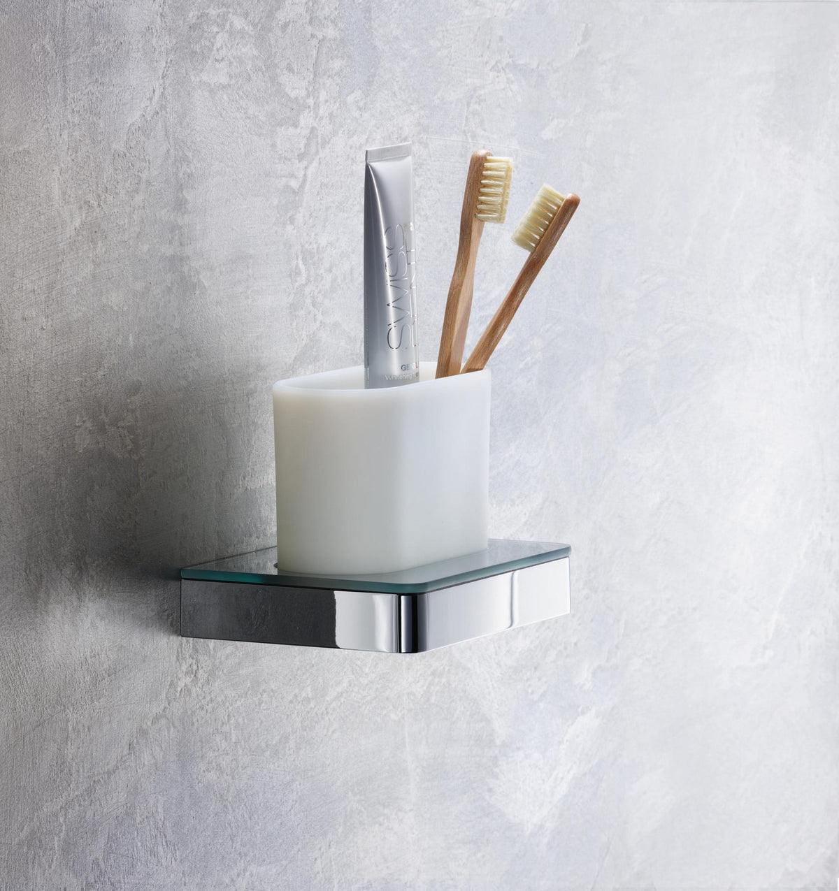 AXOR Universal Softsquare Zahnputzbecher Wandmontage Chrom von Hansgrohe