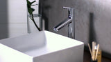 HANSGROHE Talis S Einhebel-Waschtischmischer 190 chrom mit Zugstangen-Ablaufgarnitur
