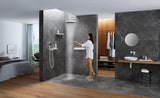 HANSGROHE HG Handbrause Rainfinity 130 3jet Chrom – 3 Strahlarten, QuickClean, Select-Taste