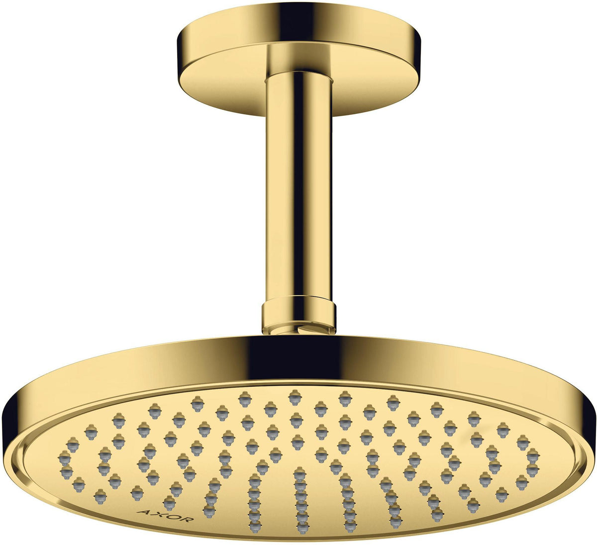 AXOR Kopfbrause 220 1jet EcoSmart Chrom – Rain-Duschkopf mit Antikalk, 220 mm, für Wand- und Deckenmontage