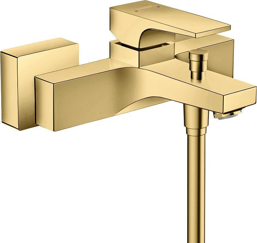 HANSGROHE Metropol Einhebel-Wannenmischer DN15, Wandmontage, Chrom – mit Temperaturbegrenzung