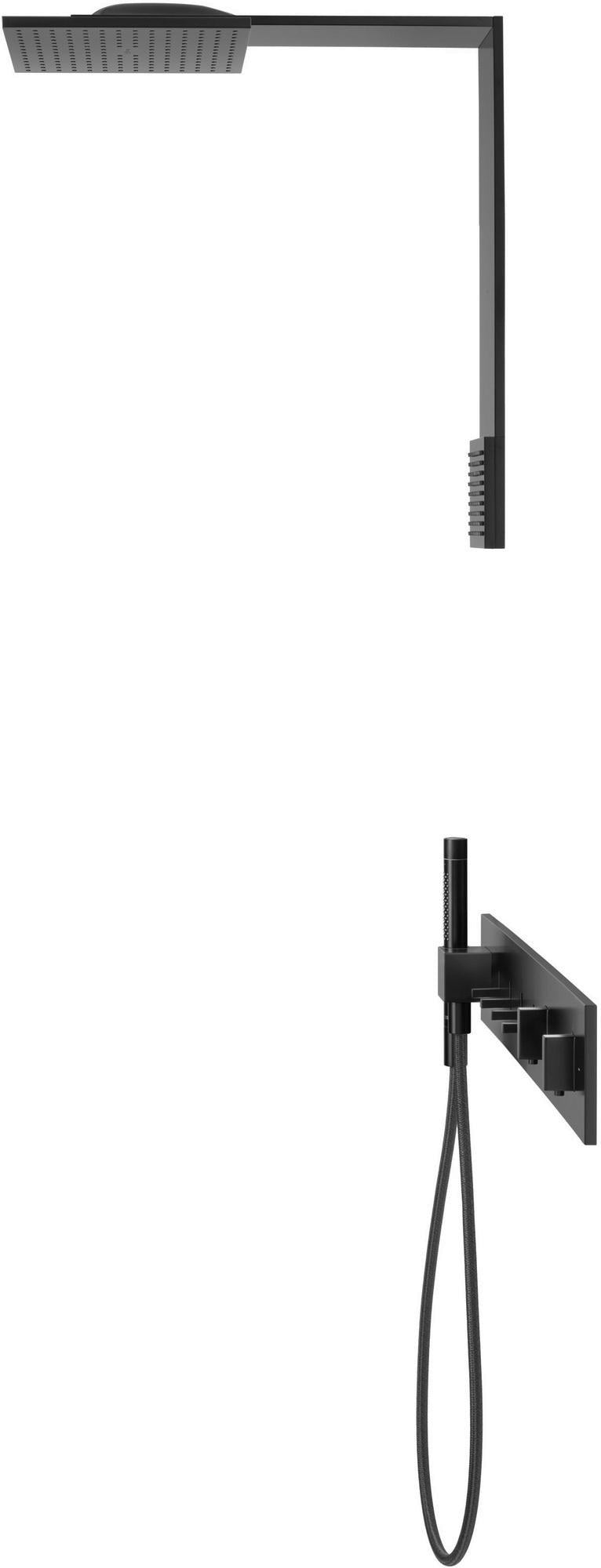 AXOR ShowerComposition 250/250 Brausemodul mit Kopf- und Schulterbrause, 2 Strahlarten, Chrom