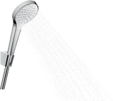 Hansgrohe Brauseset Croma Select S 1jet mit Isiflex Brauseschlauch 1600 mm weiß/chrom