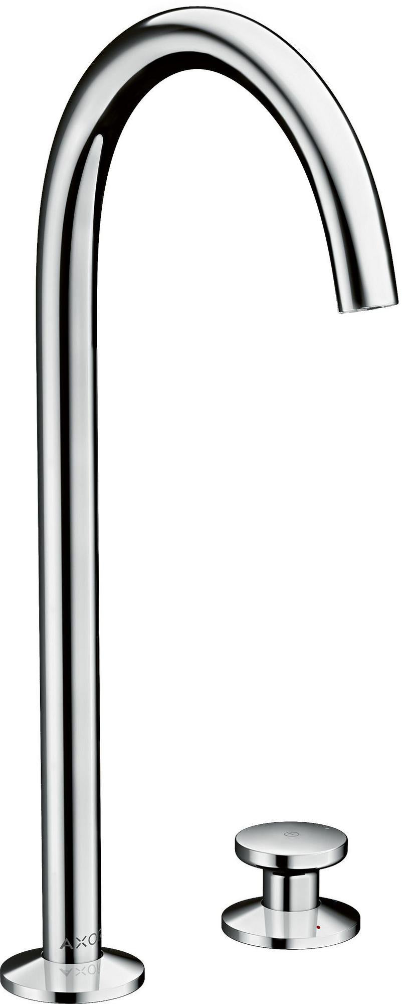 AXOR ONE Select 260 2-Loch-Waschtischmischer mit Push-Open Ablaufgarnitur, chrom