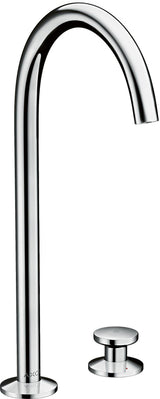 AXOR ONE Select 260 2-Loch-Waschtischmischer mit Push-Open Ablaufgarnitur, chrom