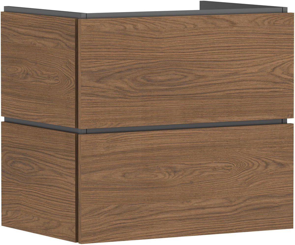 HANSGROHE Xilesa E Waschtischunterschrank 680 mm, 2 Schubkästen, SoftClose, Wandmontage