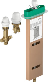 AXOR Grundkörper für 3-Loch-Wannenrandarmatur mit sBox von Hansgrohe – Thermostatisch, 463 mm