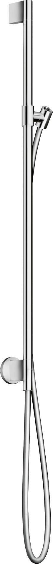 AXOR ONE Brausestange 900 mm mit Brauseschlauch 1600 mm und Wandanschluss in Chrom