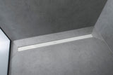 HANSGROHE RainDrain Match Duschrinne 600 mm mit höhenverstellbarem Rahmen, chrom