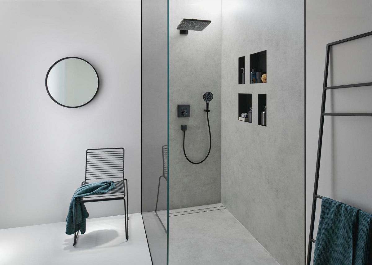Hansgrohe HG Wandhalter Porter E für Handbrausen in Chrom – Feste Halteposition