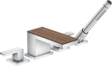 AXOR MYEDITION 4-Loch-Wannenrandarmatur ohne Platte – polished gold optic, thermostatisch