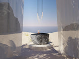 AXOR Edge Waschtischmischer 190 Diamantschliff chrom von Hansgrohe – Einhebelmischer mit Push-Open