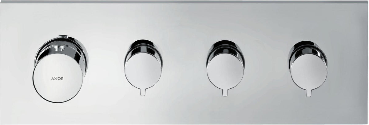 AXOR STARCK SHOWERCOLLECTION Thermostatmodul DN 20 für 3 Verbraucher, eckig, Chrom