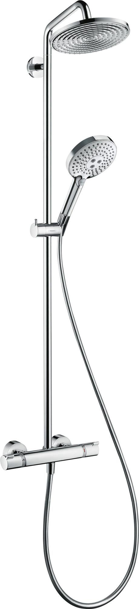 HANSGROHE Showerpipe Raindance Select S 240 1jet DN 15 EcoSmart mit Thermostat Ecostat Comfort, Chrom