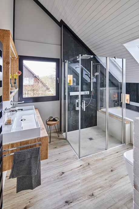 HANSGROHE Raindance E 300 Air Kopfbrause 300x300 mm Chrom 1jet mit Brausearm