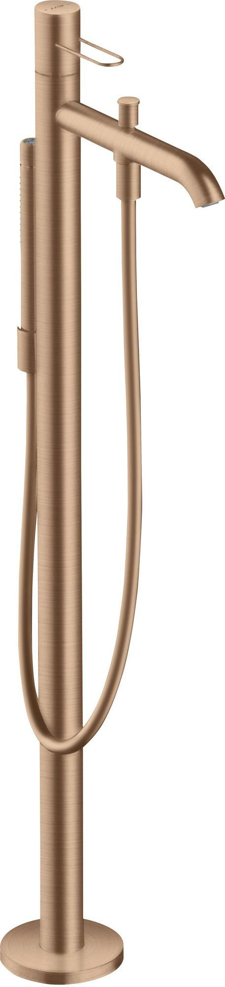 AXOR UNO Einhebel-Wannenmischer bodenstehend mit Bügelgriff von HANSGROHE – Chrom