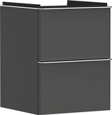 Hansgrohe Xelu Q Waschtischunterschrank 480 mm weiß hochglanz mit 2 Schubkästen und SoftClose