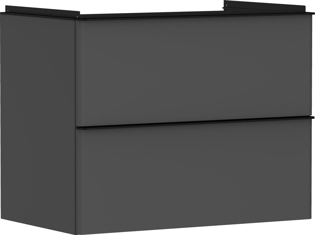 HANSGROHE Xelu Q Waschtischunterschrank 780 mm weiß hochglanz mit 2 Schubkästen