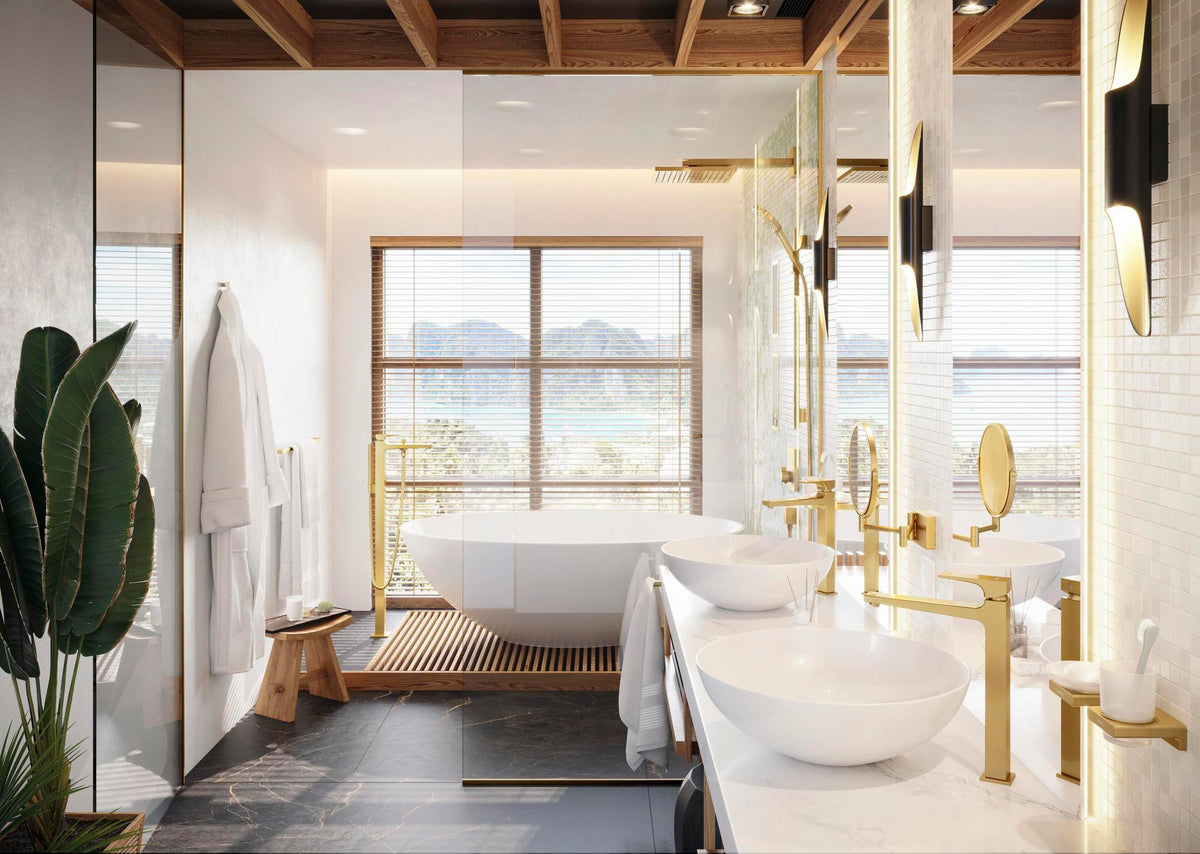 HANSGROHE Metropol Einhebel-Wannenmischer bodenstehend DN15 Chrom mit Stabhandbrause