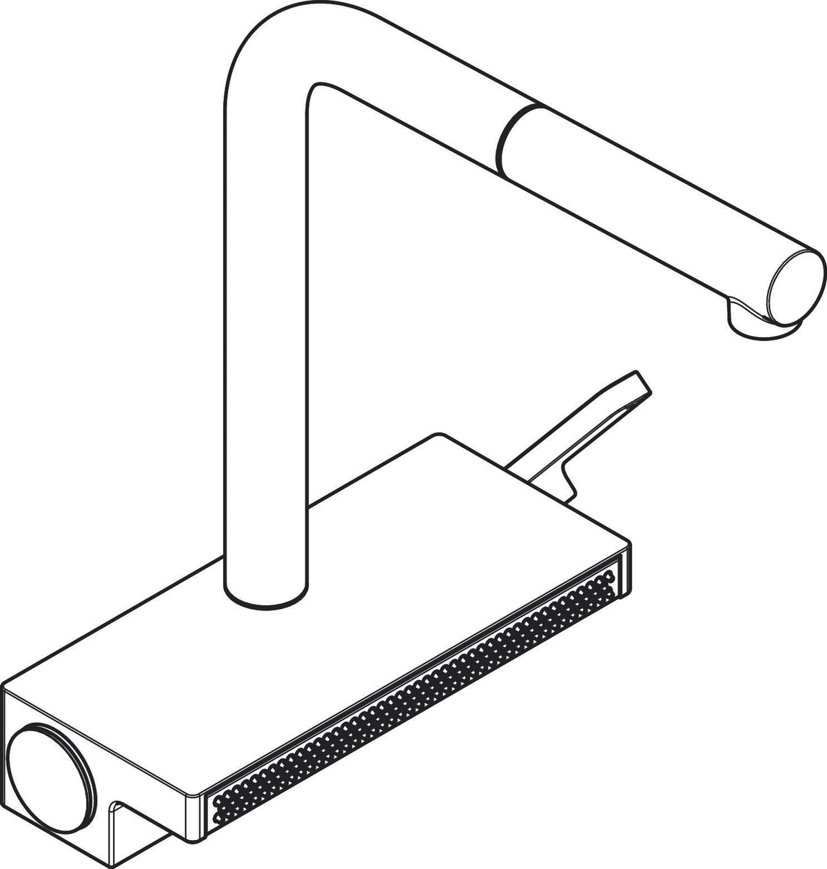 HANSGROHE Aquno Select M81 Spültischmischer 250 mit Ausziehauslauf 2jet Chrom