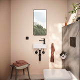 Hansgrohe Xarita Lite Q Spiegel 360 mm mit horizontaler LED-Beleuchtung, mattschwarz