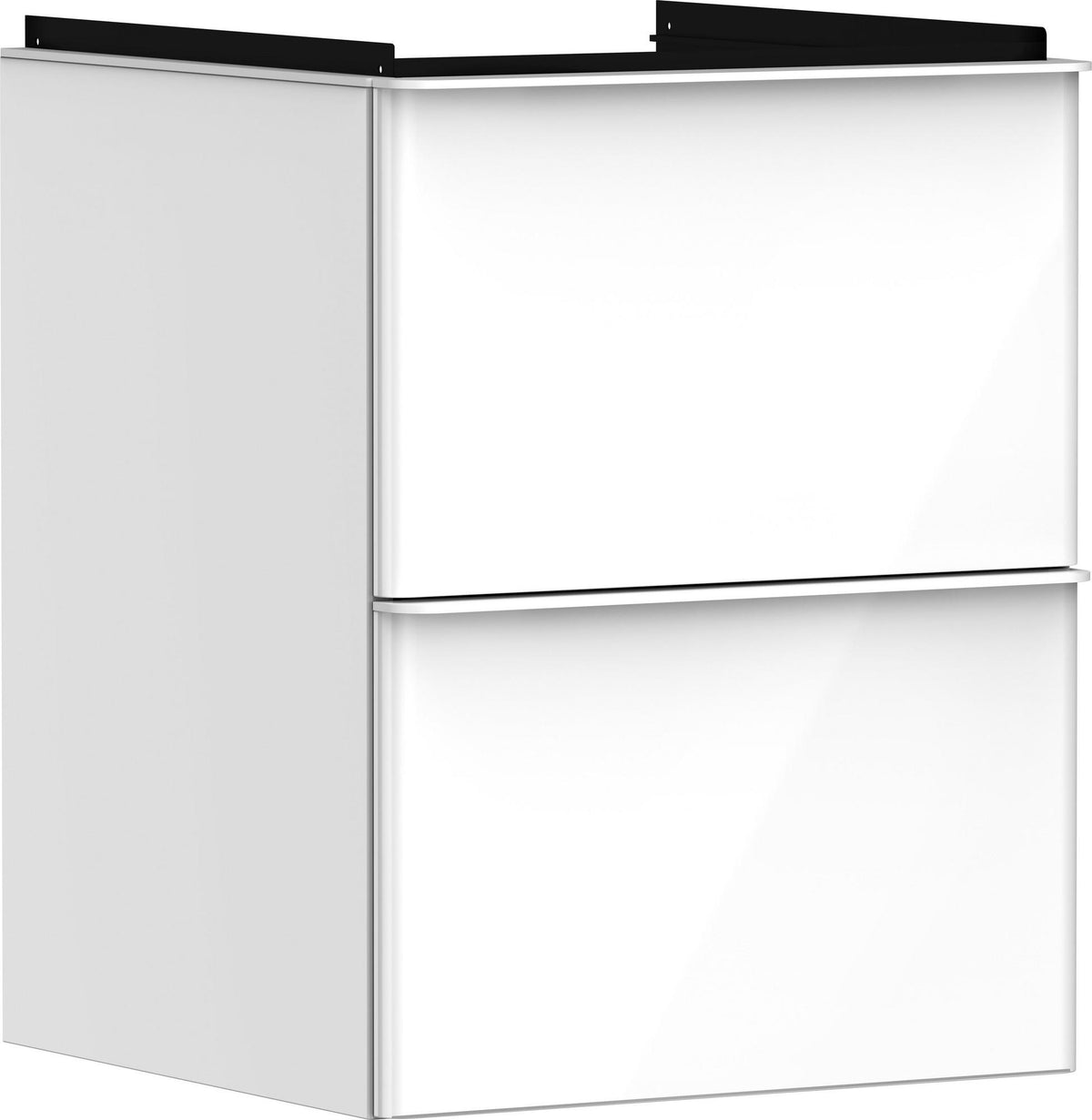 Hansgrohe Xelu Q Waschtischunterschrank 480 mm weiß hochglanz mit 2 Schubkästen und SoftClose