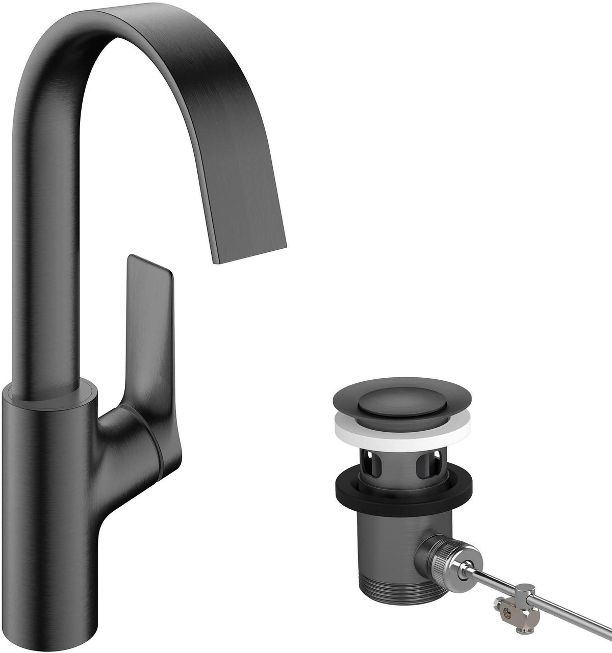 HANSGROHE Vivenis 210 Einhebel-Waschtischmischer mit Zugstangen-Ablaufgarnitur, chrom